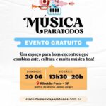 Teatro de Arena recebe projeto “Música Para Todos” no próximo domingo, 30