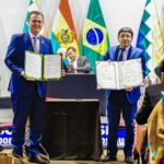 Na Bolívia, Fávaro firma atos para aumentar a oferta de fertilizantes na agropecuária brasileira