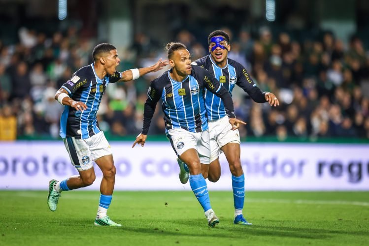 A vitória do Grêmio sobre o Coritiba deixa o Corinthians em situação complicada no Brasileirão - Foto Site Oficial do Grêmio
