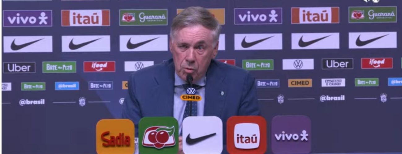 Imagem Transmissão da CBF durante a convocação,