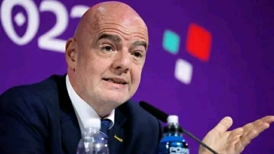 Foto Gianni Infantino - Presidente da FIFA. Imagem Rede Social de Gianni Infantino