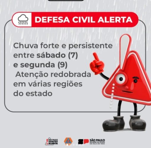 Arte Defesa Civil  Estado de São Paulo
