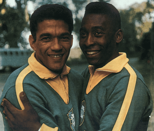 Com Garrincha e Pelé em campo, a Seleção Brasileira nunca foi derrotada
Créditos: Acervo CBF