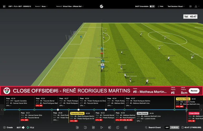 Maracanã é o primeiro estádio a ter o sistema de impedimento semiautomático testado