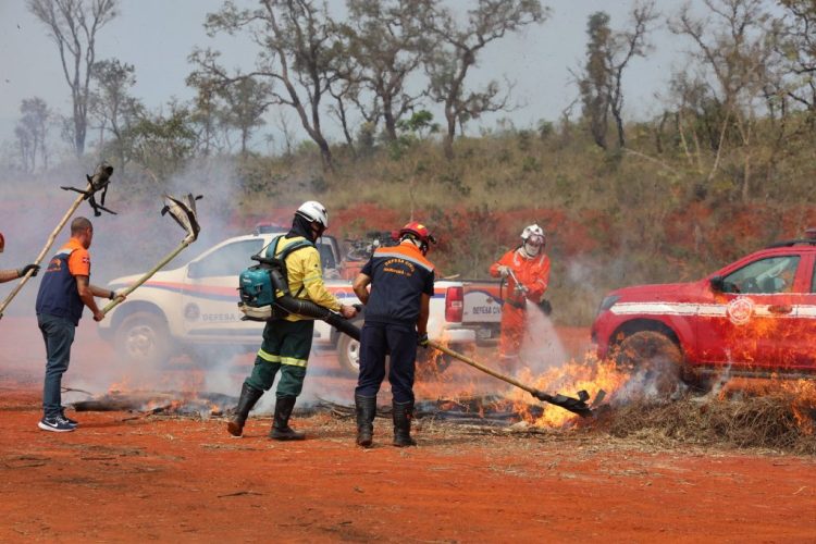 Como parte do reforço à estrutura operacional dos municípios, a Defesa Civil Estadual realizou ainda a entrega de kits de combate a incêndios, somando 1.025 itens destinados ao apoio das cidades participantes.