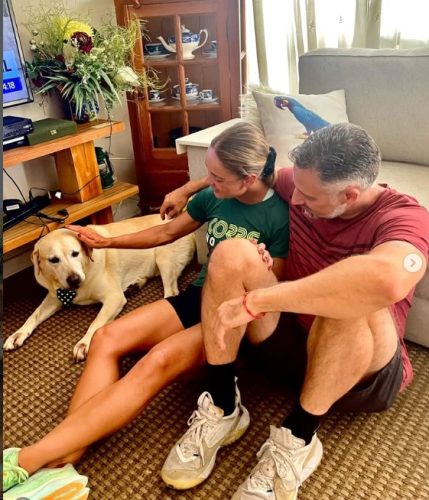 Imagem Rede Social de Rodrigo Ferrari, esposo da triatleta Mara Araújo