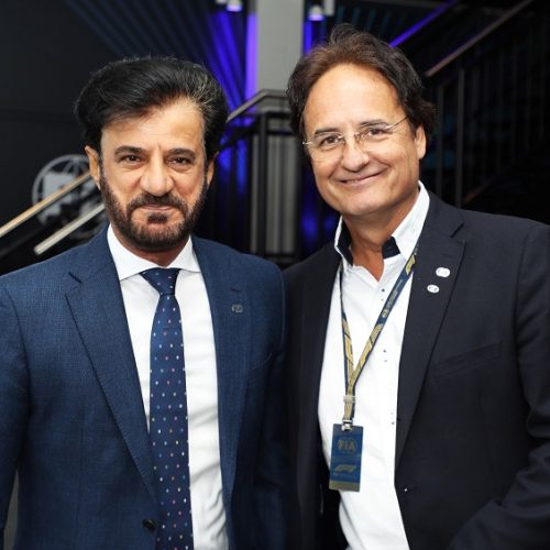 Mohammed Ben Sulayem (esq.) e Giovanni Gerra. 
Foto - Luca Bassani